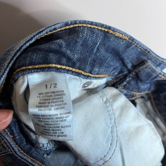 Aeropostale 2000s low rise denim shorts - Picture 3 of 3